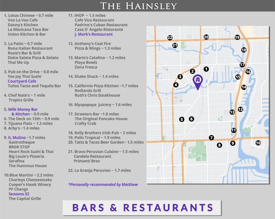 Hainsley Apartments - Walk To Wilton Drive Fort Lauderdale Dış mekan fotoğraf